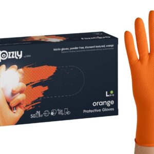gripzzly puudrivabad nitriilkindad 50tk pakis oranŠ